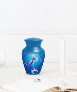 Ocean Mermaid Urn for Mom – Personalized  Memorial Urns for Female