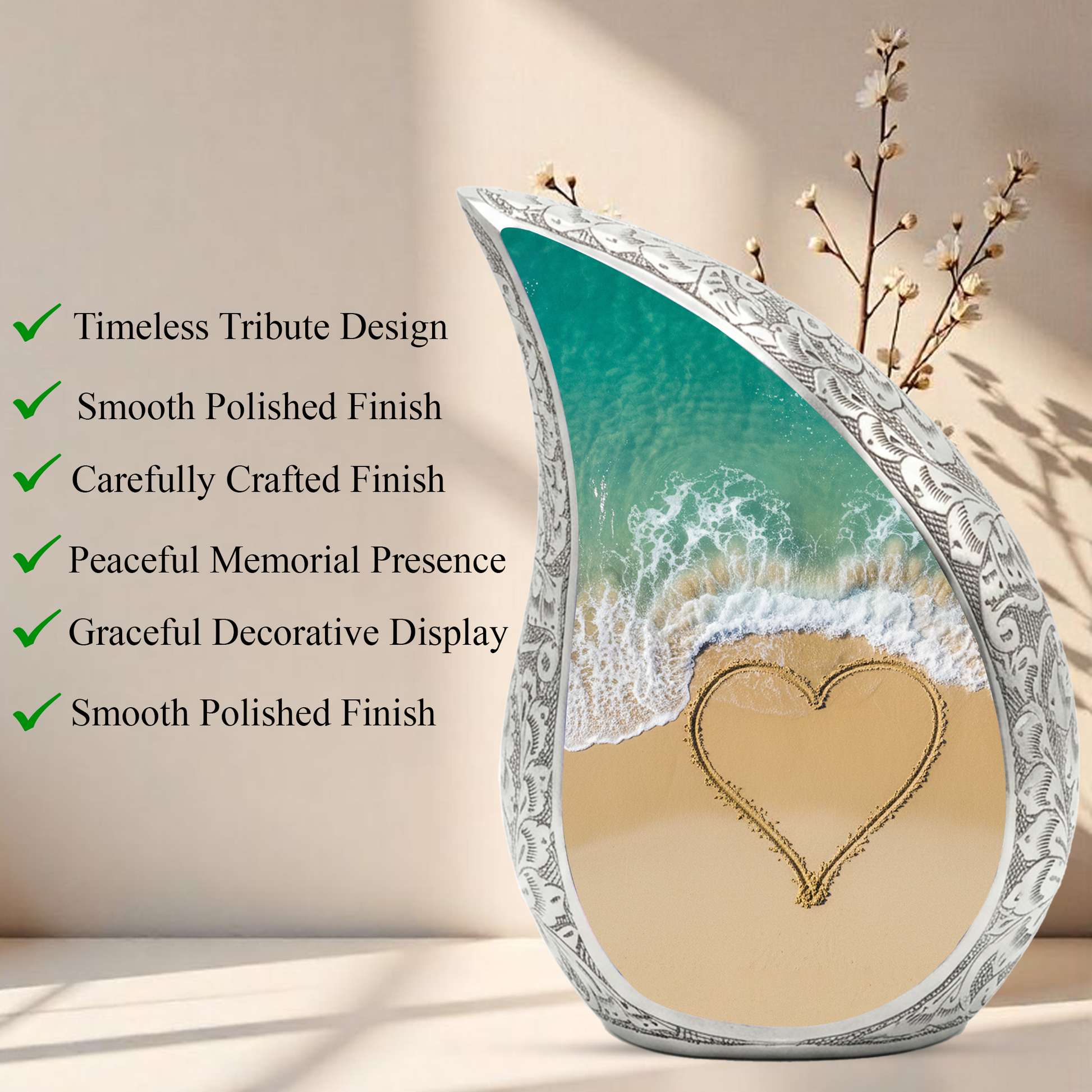 Beach Urns for Human Ashes| Beach Cremation Urn