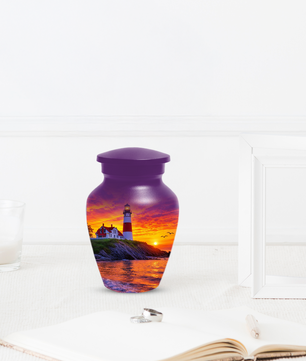Lighthouse Cremation Urn for Ashes | Memorial Urn for Mom, Dad, Women & Men