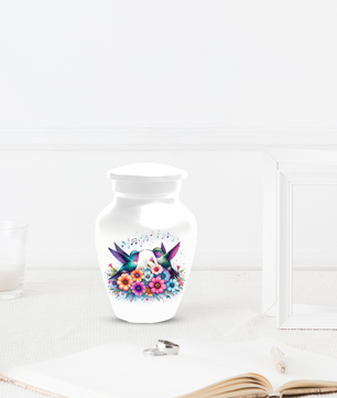 Personalized Hummingbird Cremation Urn for Human Ashes | Custom Adult Urn