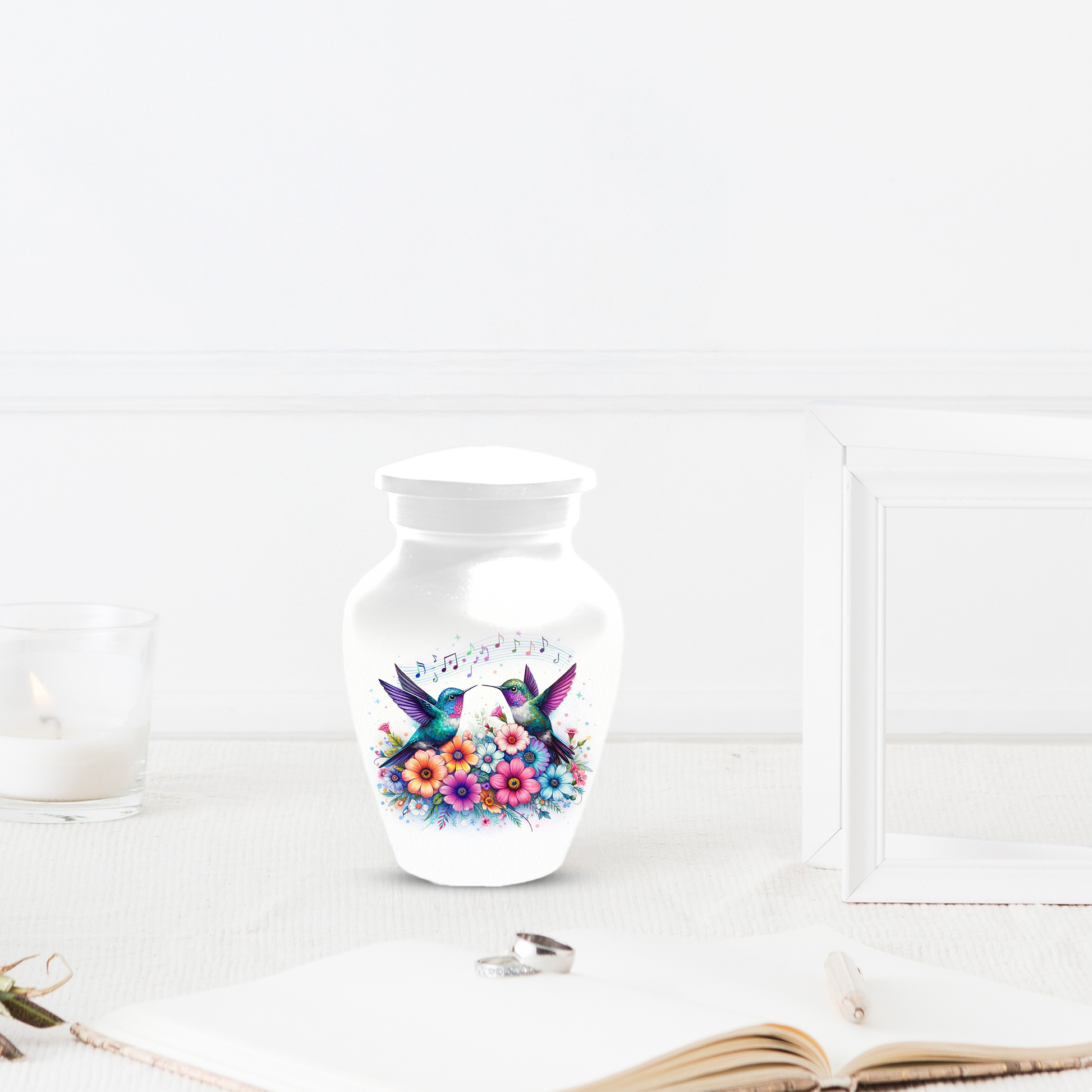Personalized Hummingbird Cremation Urn for Human Ashes | Custom Adult Urn