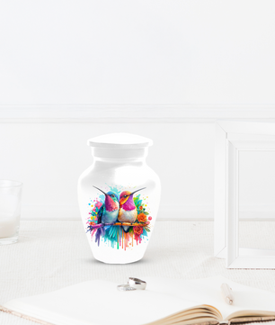 Personalized Hummingbird Cremation Urn for Human Ashes | Custom Urn for Mom