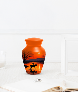 Cowboy Urn for Ashes | Western Cremation Urn for Dad