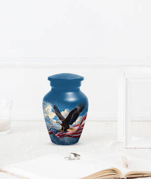 Flying Eagle Urn for Human Ashes | Adult Cremation Urn | Premium Funeral Urn for Adult Ashes
