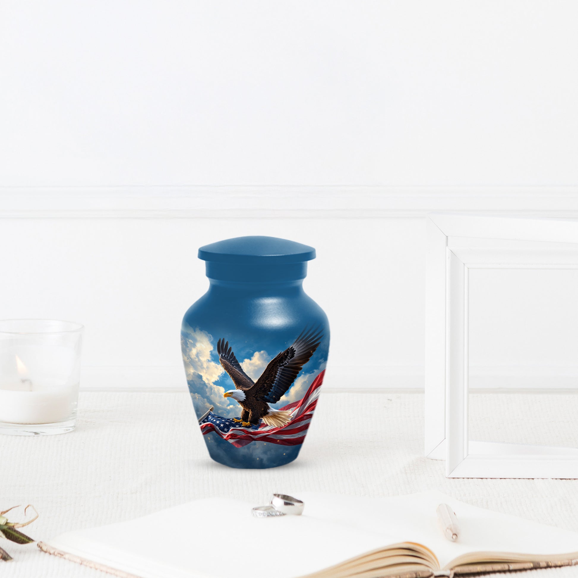 Flying Eagle Urn for Human Ashes | Adult Cremation Urn | Premium Funeral Urn for Adult Ashes