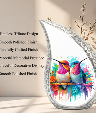 Beautiful Hummingbird Cremation Urn for Adult Ashes