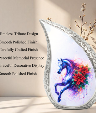 Beautiful Horse Adult Urn for Human Ashes – Premium Horse Cremation Urn