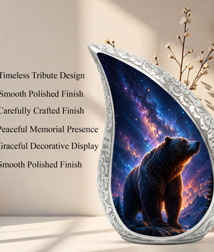Bear Mountain Adult Urn for Human Ashes – Wildlife Adult Cremation Urn