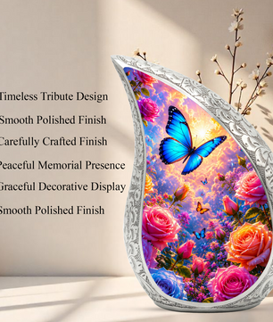 Butterfly Urn for Mom | Beautiful Butterfly Urn for Human Ashes