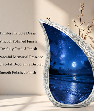 Ocean Beach Urn for Human Ashes | Beach Urns, Ocean Wave Cremation Urn