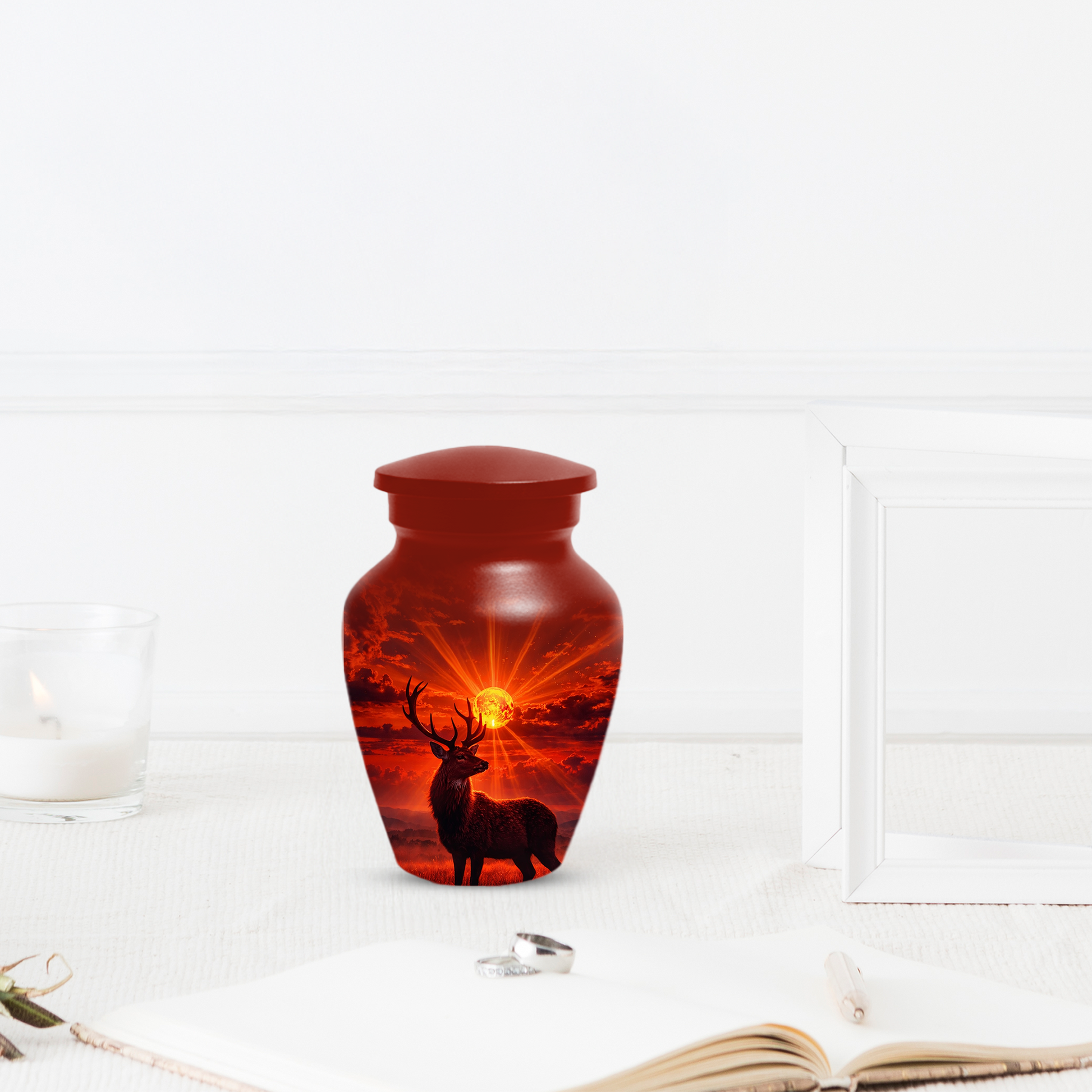 Deer Cremation Urn for Ashes | Adult Urn | Custom Memorial Urn