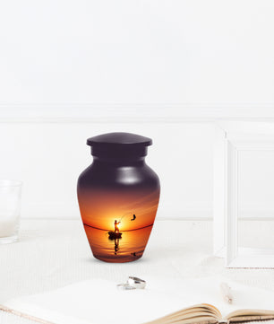 Fishing Urn for Human Ashes | Fishing Cremation Urn for Dad, Men