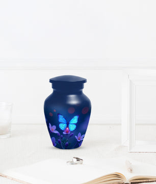 Blue Butterfly Urn for Human Ashes | Blue Butterfly Cremation Urn