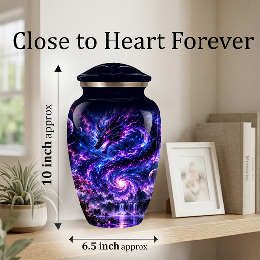 Dragon Cremation Urn for Ashes | Personalized Dragon Memorial Urn | Fantasy Dragon Adult Urn
