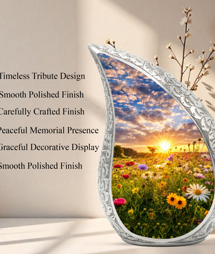 Sunflower Adult Urn for Human Ashes – Premium Sunflower Cremation Urn