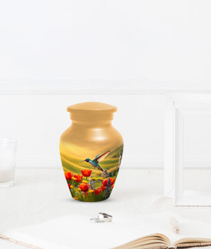 Hummingbird Urn for Mom – Custom Floral Cremation Urns for Ashes