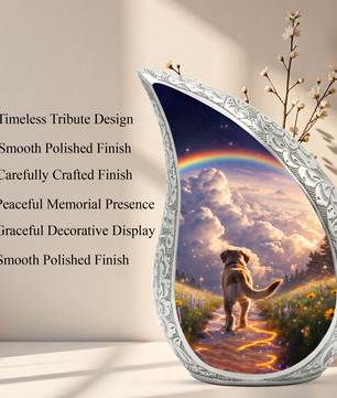 Dog Heaven Urn for Human & Pet Ashes – Personalized Dog Heaven Cremation Urn