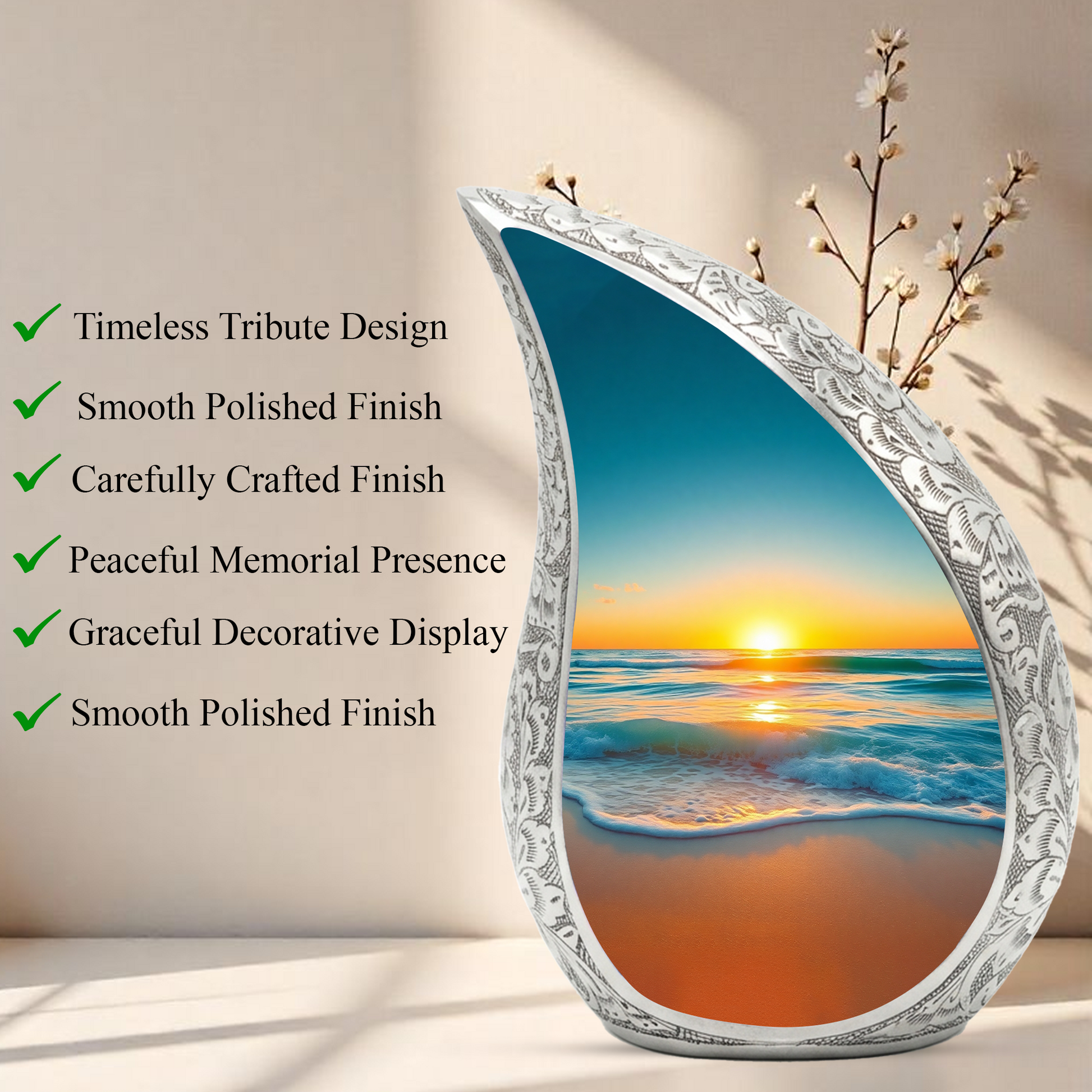 Beach Urns for Human Ashes | Beach Theme Urn