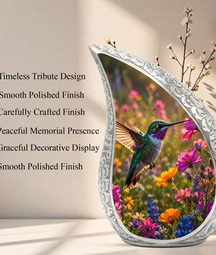 Hummingbird Urn for Human Ashes – Beautiful Adult Cremation Urn
