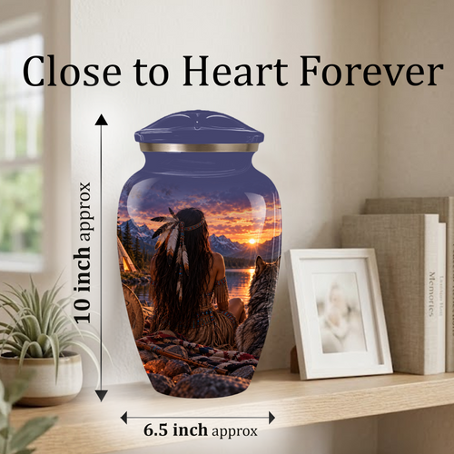 Adult Cremation Urn for Ashes | Personalized Adult Urn | Handmade Memorial Urn