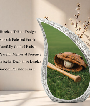 Personalized Baseball Urn for Dad | Keepsake Memorial Urn for Father