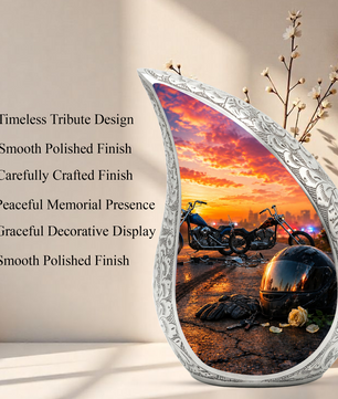Christian Cross Urn for Dad, Religious Cremation Urn for Ashes,Adult Male Keepsake Urn