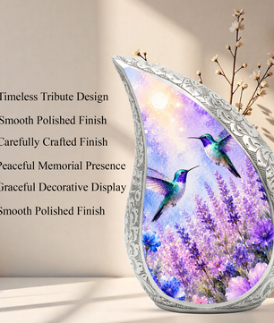 Hummingbird Urn for Adult Ashes | Beautiful Hummingbird Adult Cremation Urn