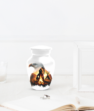 Personalized Eagle Urn for Ashes | Custom Eagle Memorial Urn