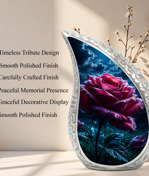Rose Urn for Mom Ashes | Beautiful Rose Cremation Urn for Women, Mother, Sister, Daughter