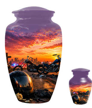 Motorcycle Cremation Urn for Men | Custom Memorial Urns for Ashes