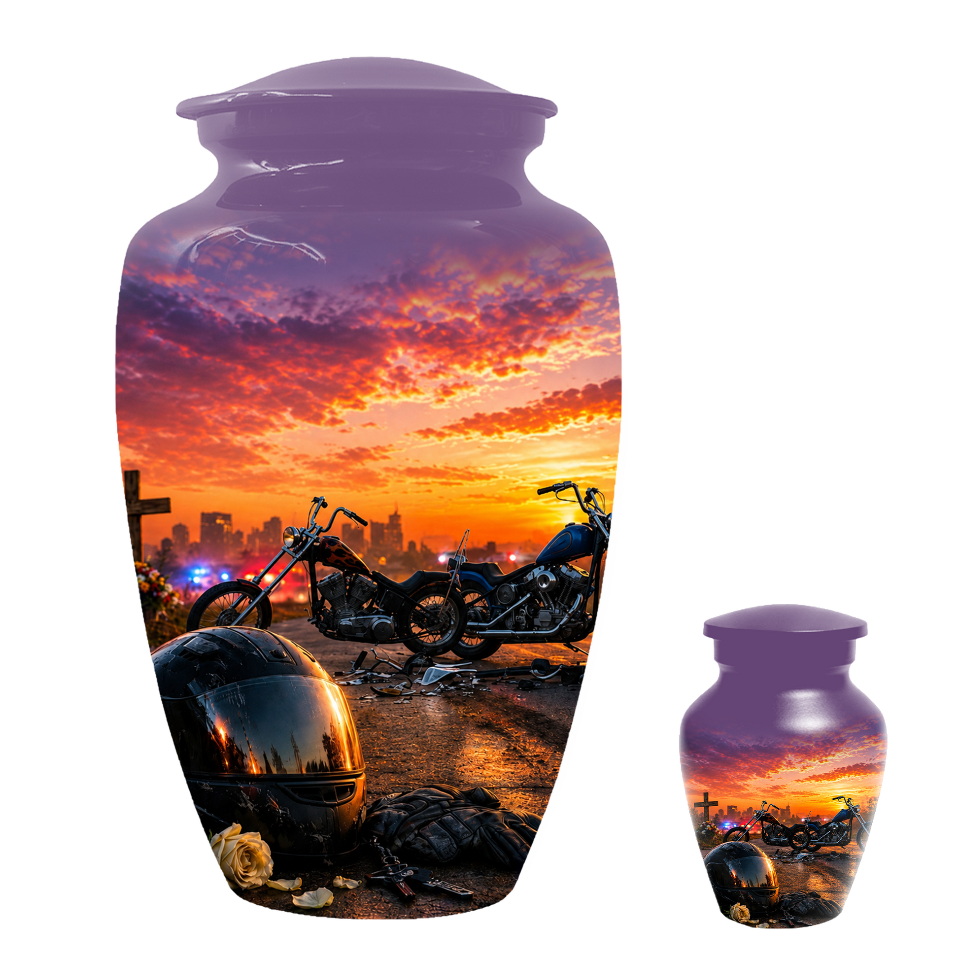 Motorcycle Cremation Urn for Men | Custom Memorial Urns for Ashes