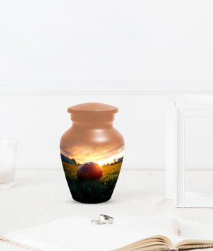 Football Urn for Dad – Custom Football Cremation Urns for Ashes |  Sports Memorial  Keepsake for Father,