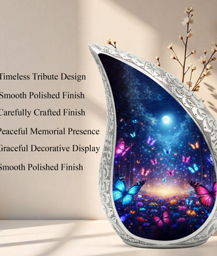 Personalized Butterfly Urn for Mom – Butterfly Urn for Ashes | Beautiful Cremation Urn for Women & Memorial Keepsake