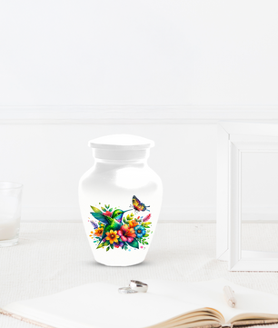 Personalized Hummingbird Cremation Urn for Human Ashes