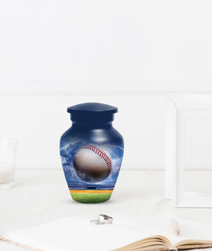 Baseball Urn for Ashes, Custom Baseball Cremation Urn