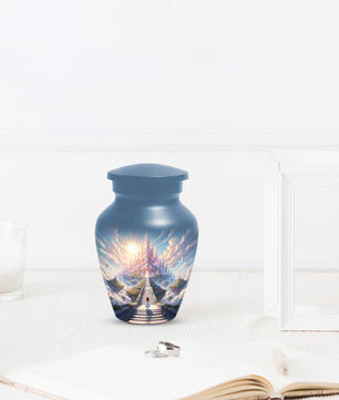 Heaven Stairway Urn for Mom – Custom Angel Memorial Cremation Urn for Ashes