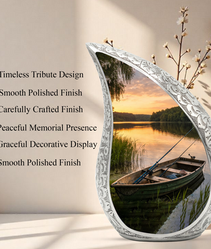 Fishing Adult Urn for Human Ashes – Gone Fishing Cremation Urn