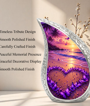 Beach Butterfly Urn for Human Ashes | Beach Urns, Ocean Wave Cremation Urn