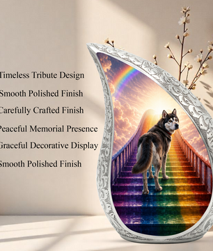 Dog Heaven Urn for Human Ashes | Personalized Dog Memorial & Adult Cremation Urn