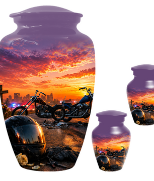 Motorcycle Cremation Urn for Men | Custom Memorial Urns for Ashes