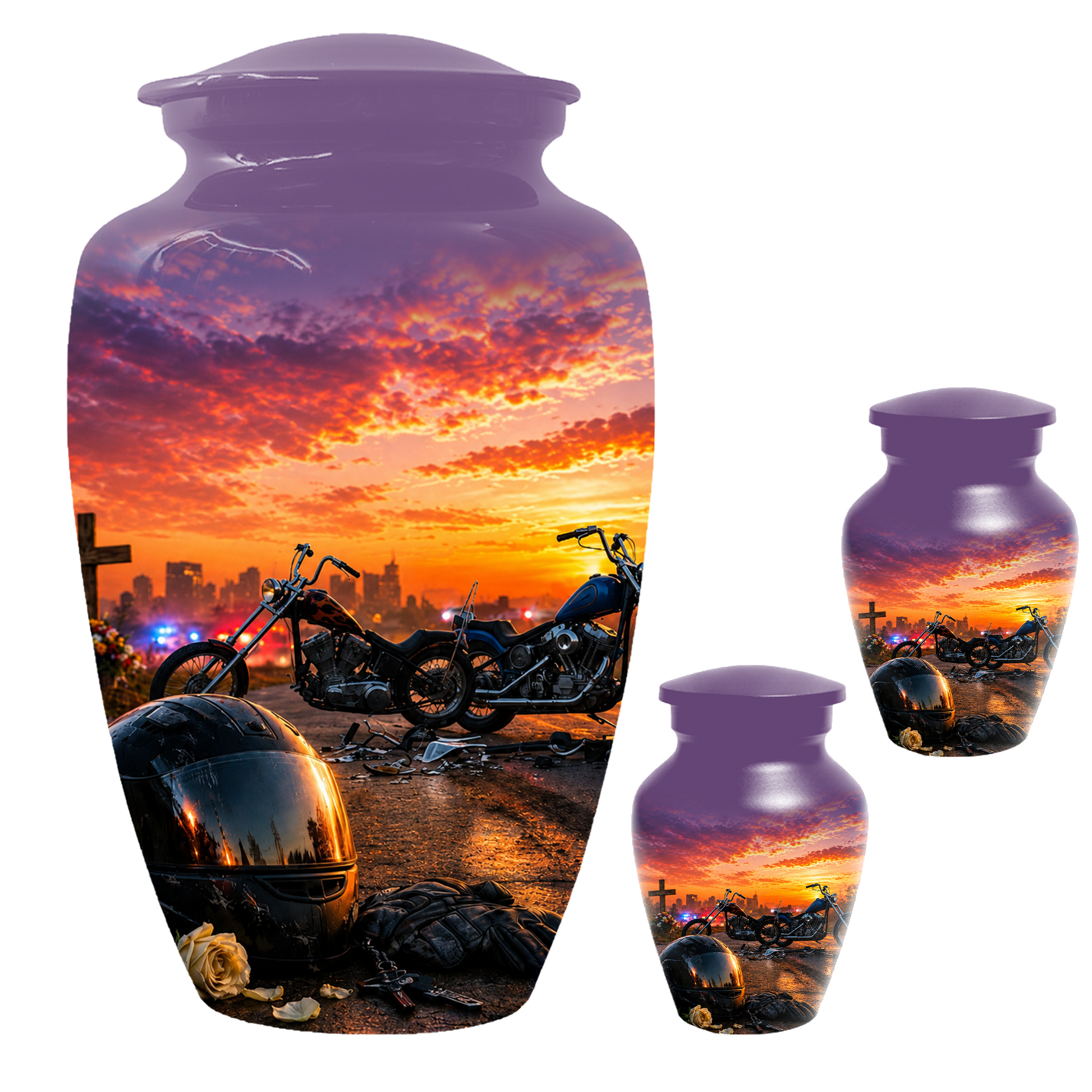 Motorcycle Cremation Urn for Men | Custom Memorial Urns for Ashes