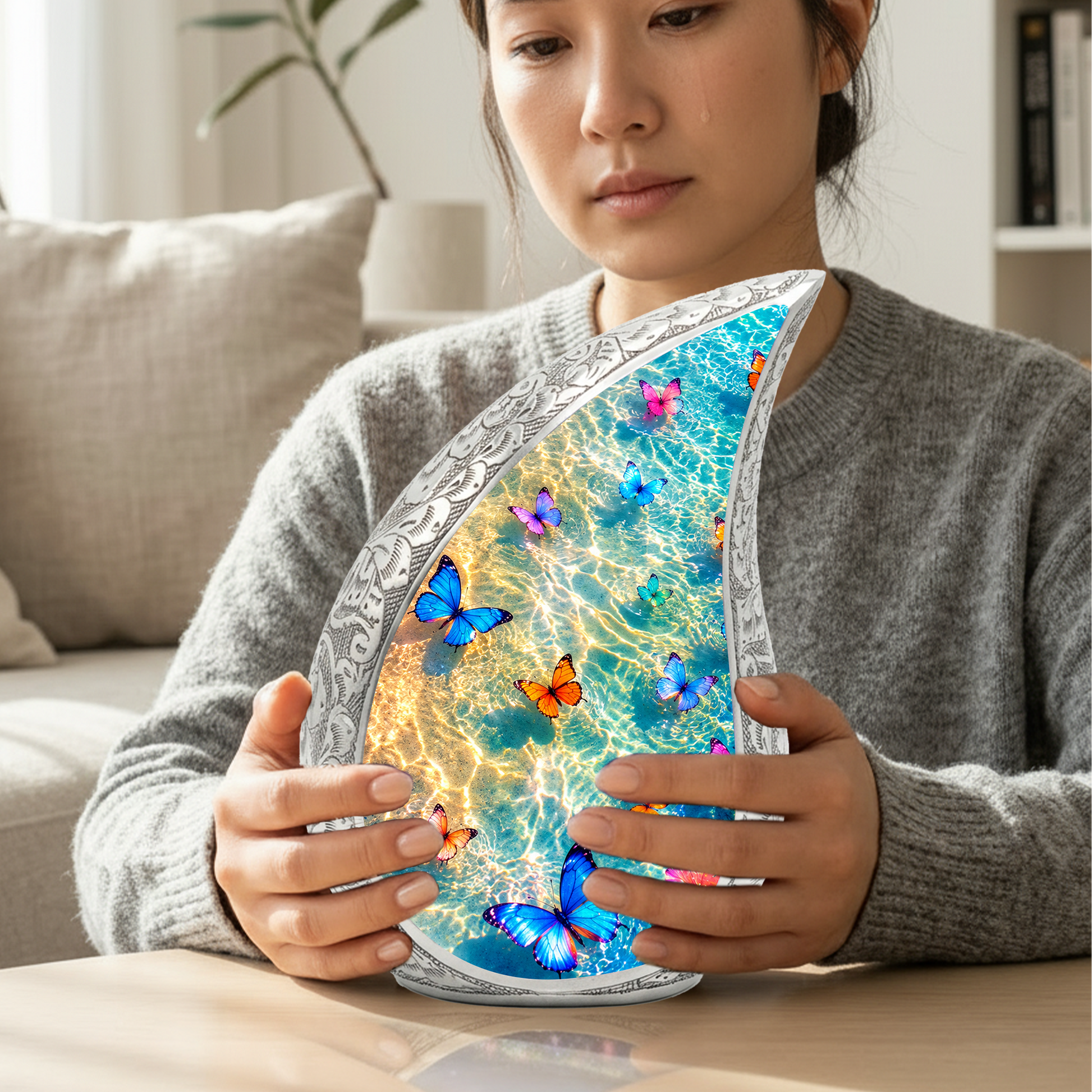 Butterfly Urn for Ashes | Butterfly Urns for Human Ashes, Adult Urn, Butterfly Adult Cremation Urn