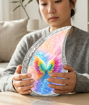 Angel Wing Adult Urn for Human Ashes – Premium Angel Wings Adult Cremation Urn