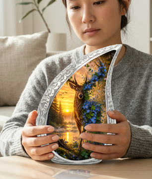 Deer Urn for Adult Ashes | Nature Adult Cremation Urn for Human Ashes Memorial