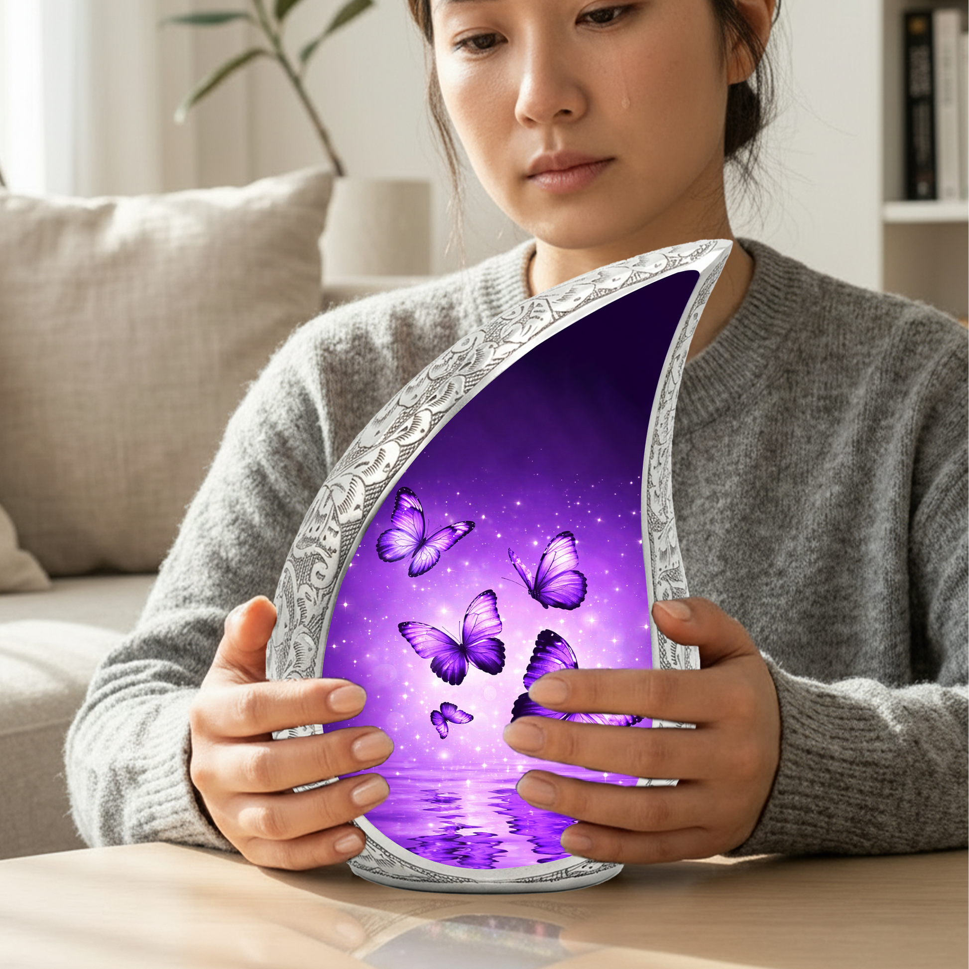 Butterfly Urn for Human Ashes | Urn for Mom