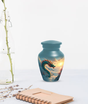 Celestial Sky Dragon Urn for Adult Ashes – Fantasy Adult Cremation Urn | Dragon Adult Urns for Ashes