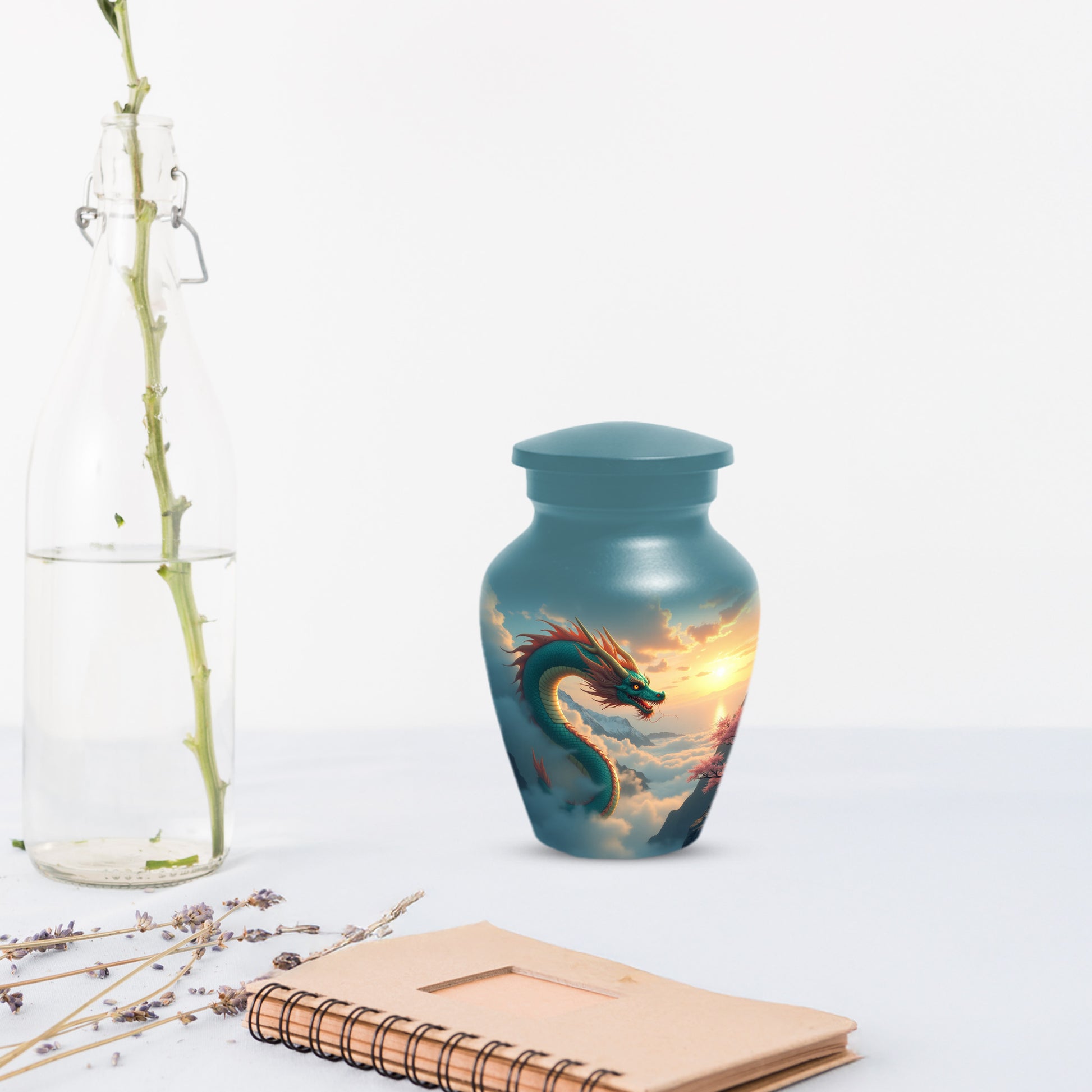Celestial Sky Dragon Urn for Adult Ashes – Fantasy Adult Cremation Urn | Dragon Adult Urns for Ashes