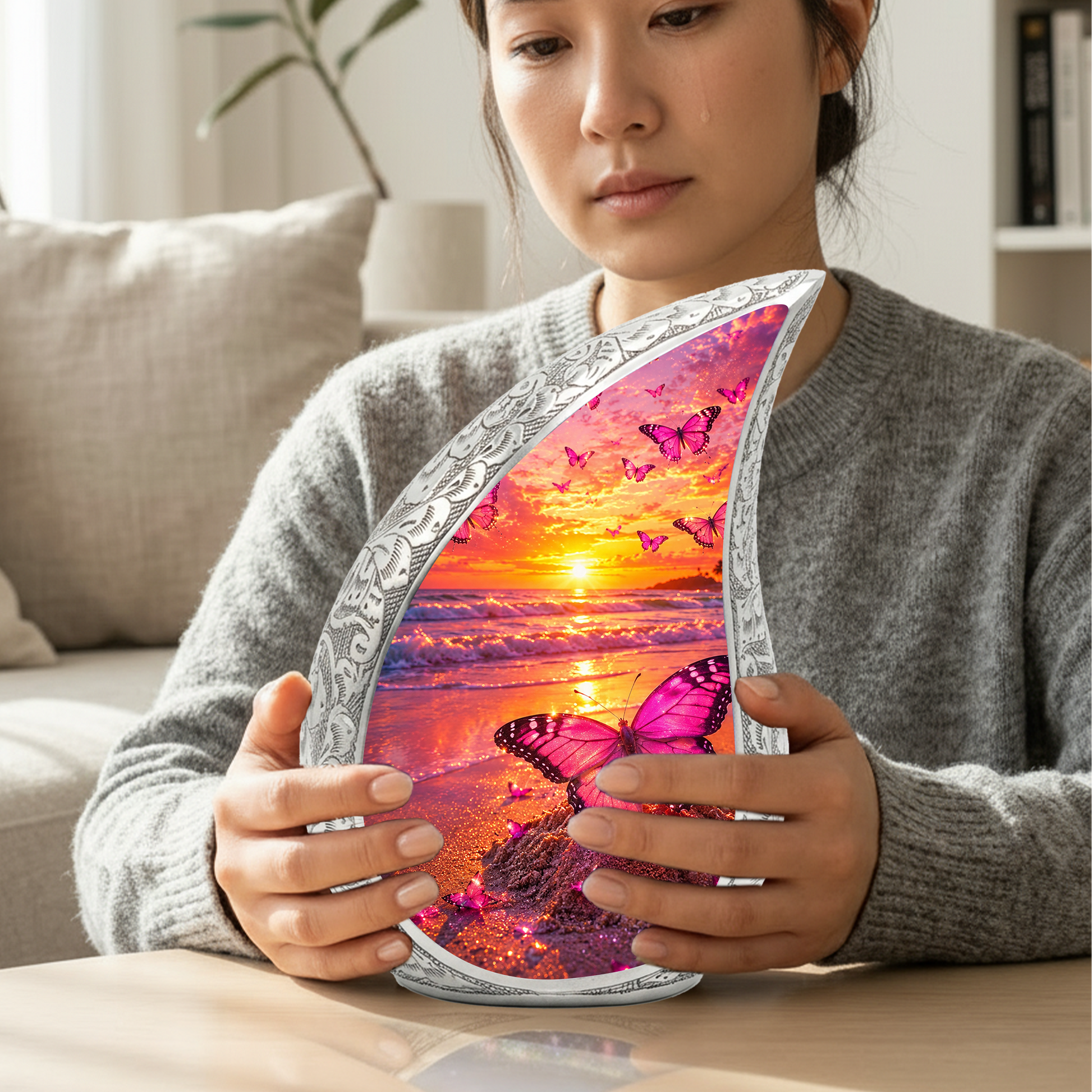 Butterfly Urn for Human Ashes | Adult Cremation Urn