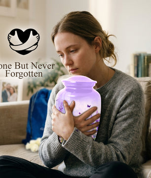 Cat Urn for Mom | Beautiful Cat Cremation  Large Urn for Mother|Funeral Urn for Human Ashes