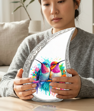 Beautiful Hummingbird Cremation Urn for Adult Ashes
